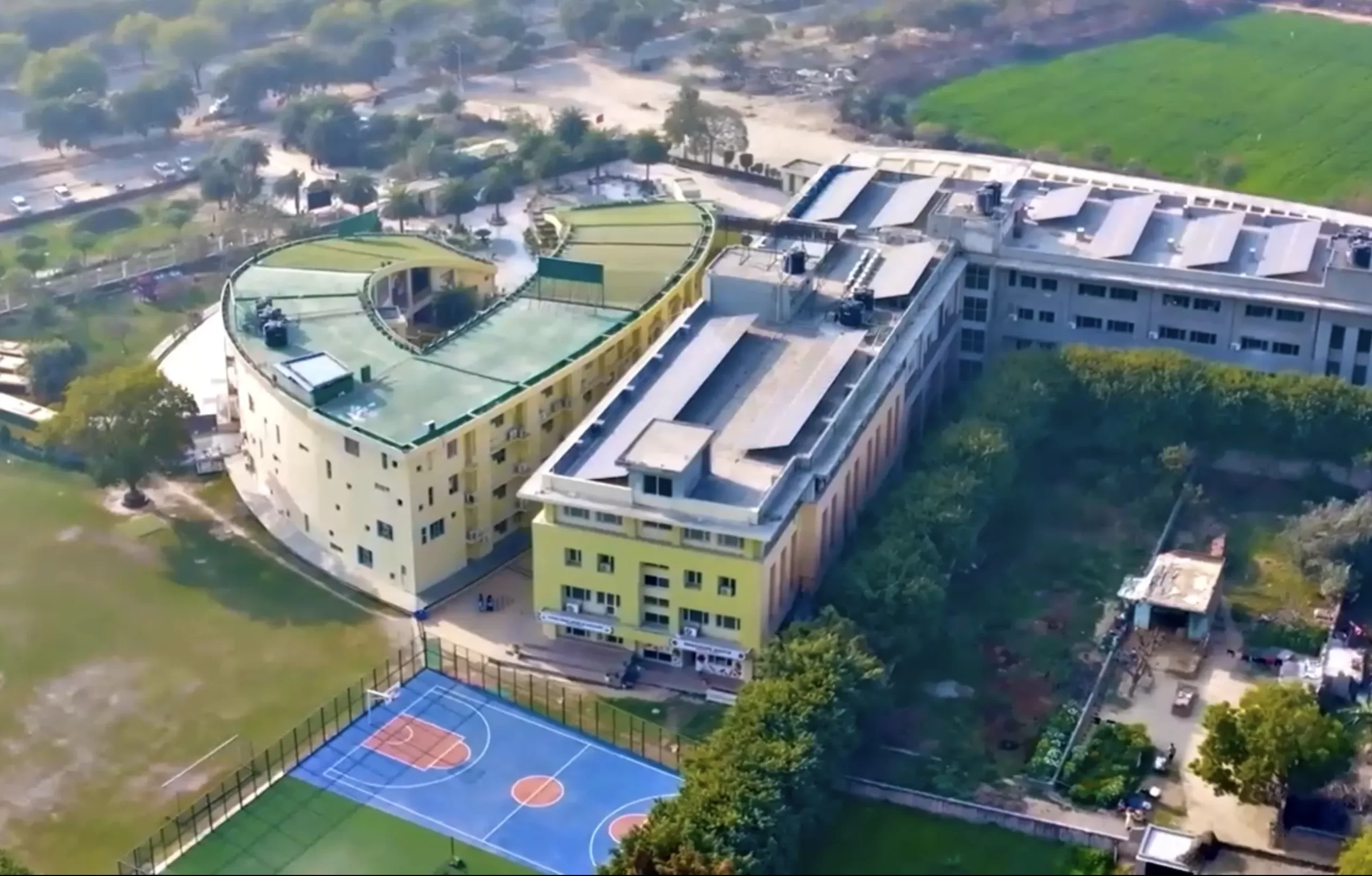 DWPS Campus Aerial View